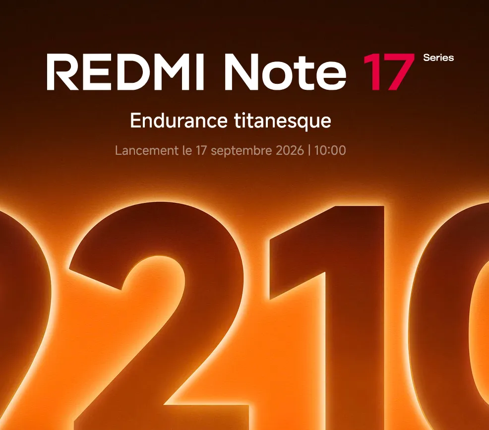 Préchauffe Redmi Note 17